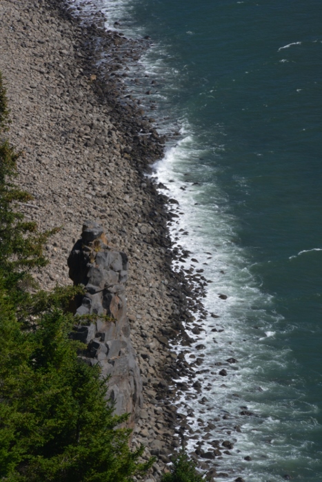 A viewpoint overlooking the Oregon coastline